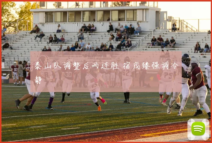 泰山队调整后两连胜 宿茂臻强调冷静
