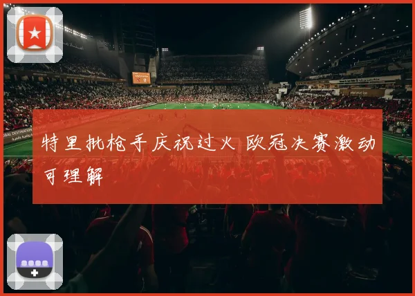 特里批枪手庆祝过火 欧冠决赛激动可理解