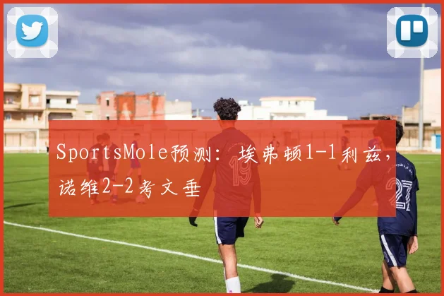 SportsMole预测：埃弗顿1-1利兹，诺维2-2考文垂